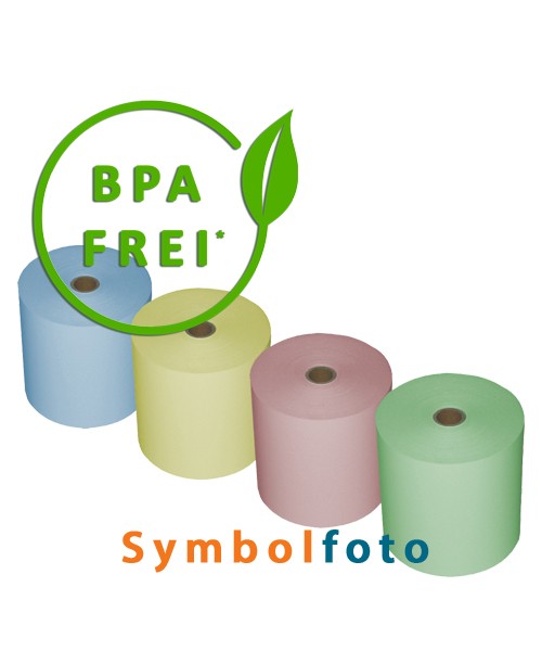 50 Thermorollen 58/50m/12 [farbig] BPA-frei