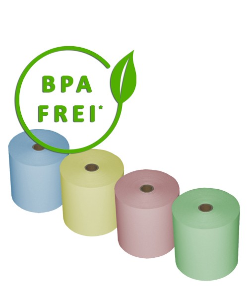 30 Thermorollen 80/80m/12 [farbig] BPA-frei